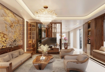 Sofa gỗ óc chó 6